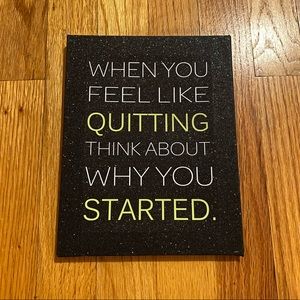 Inspirational Sparkly, Glittery, Black Poster